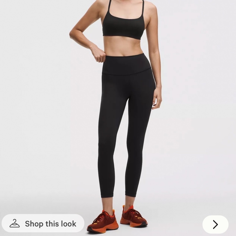 Lululemon Wunder Train High Rise Leggings 25" Black Size 12